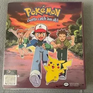 Vintage Pokémon Card Official Binder 旧裏 Pokemon | Office | Vintage Pokmon Trading Card 3 Ring Binder